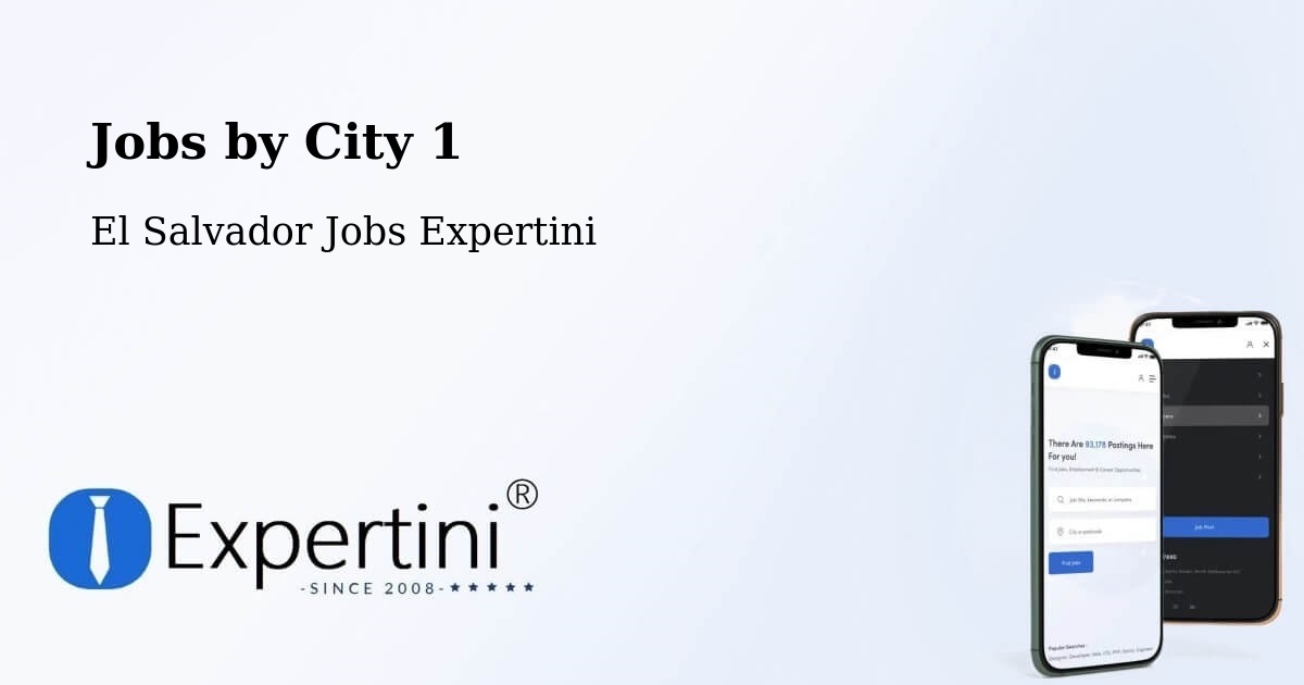 City Jobs in El Salvador - Expertini